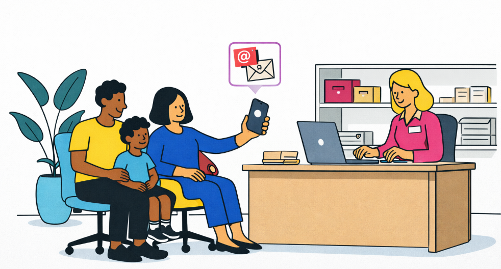 personal mailing address for immigration agents clients