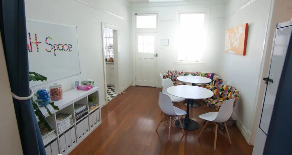 Lounge space at Salt Space Coworking, New Farm