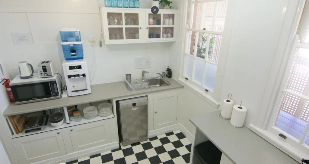 Main kitchen at Salt Space Coworking, New Farm