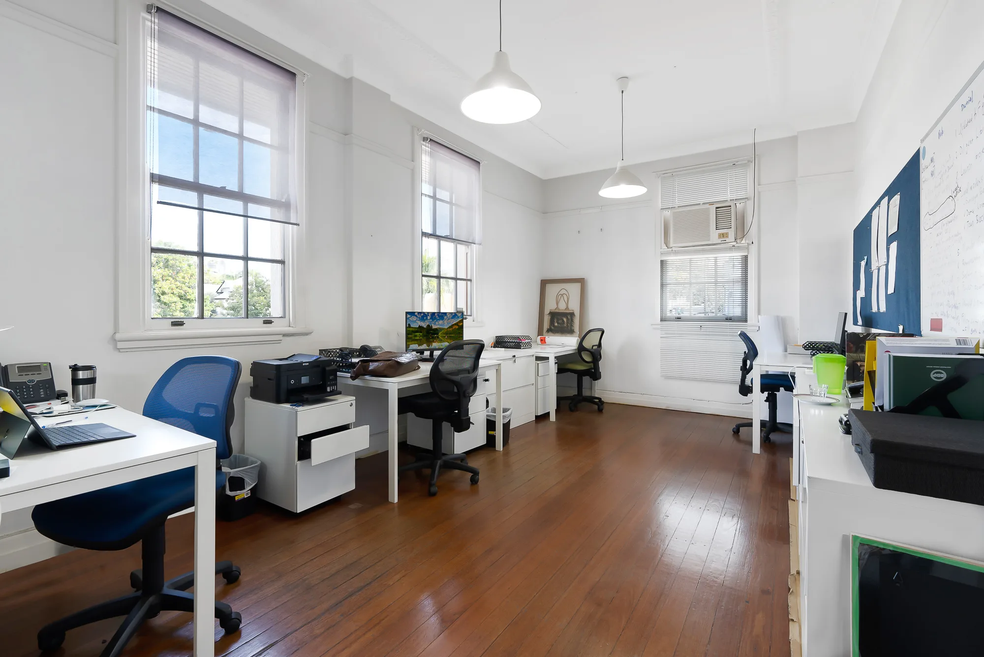 Light-filled private office at Salt Space