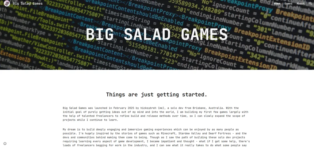 Big Salad Games