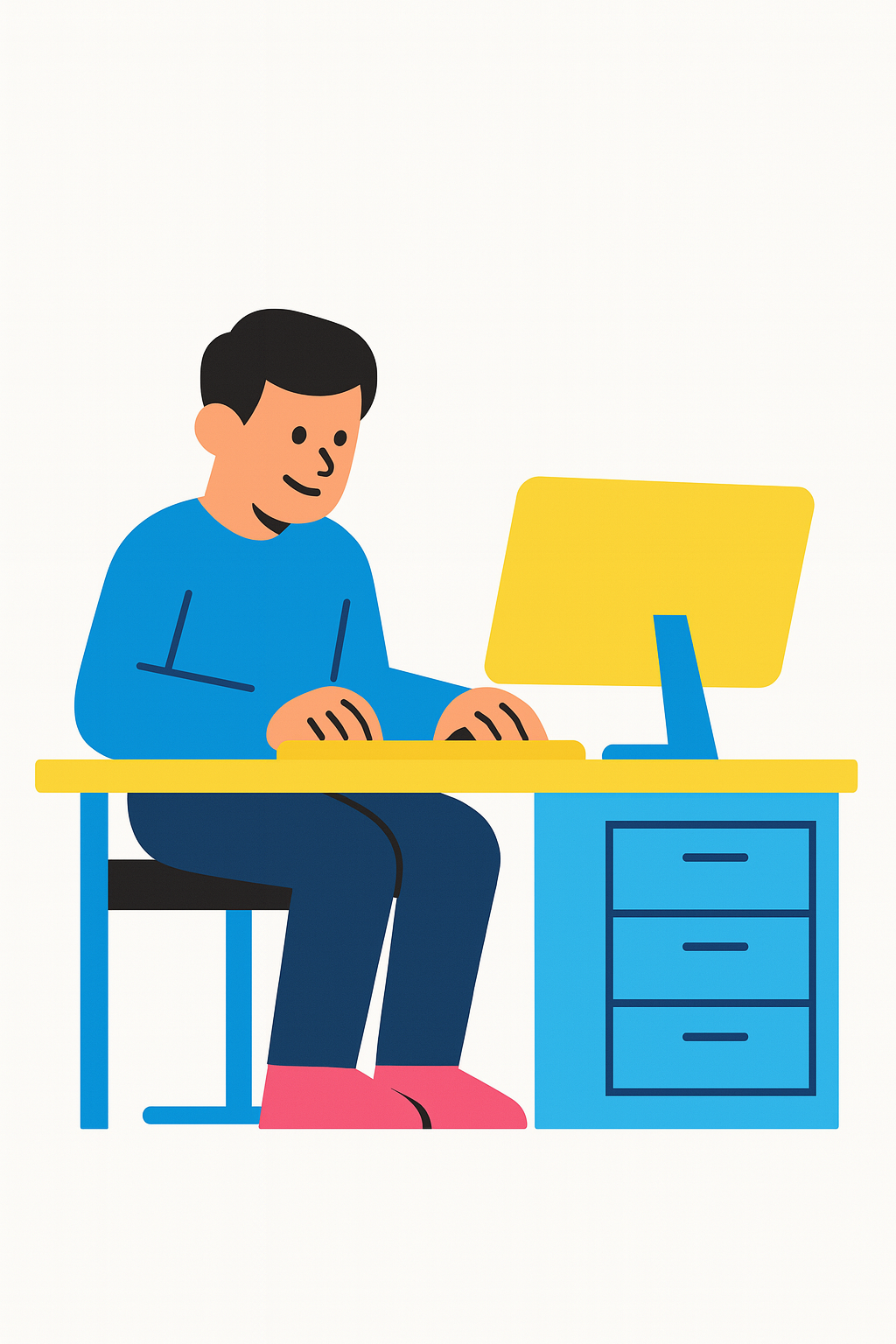 Dedicated desk at Salt Space – Brisbane's cheapest coworking space with monitor and free parking